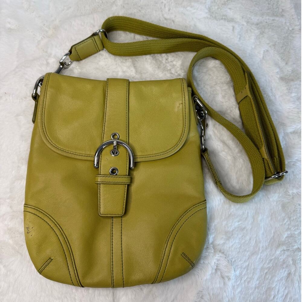 y2k Coach Lime Green Crossbody